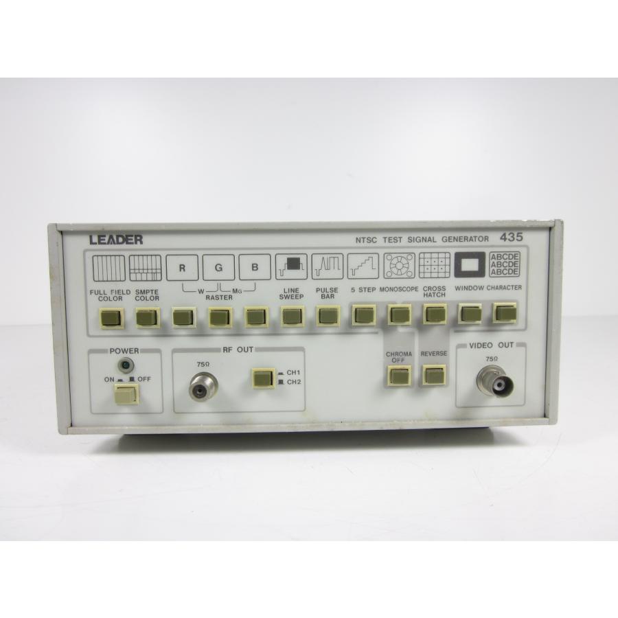 その他 NTSC TEST SIGNAL GENERATOR 435 信号発生器（NTSCテスト）ジェネレータ 435 リーダ電子 LEADER 出力