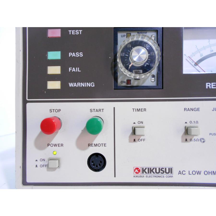 【動作保証/即納】【中古】交流低抵抗試験器（アース導通テスター） TOS6100 菊水電子 KIKUSUI 【出力電流】0〜30A x00702　★送料無料★[電圧 電流 電力]の画像