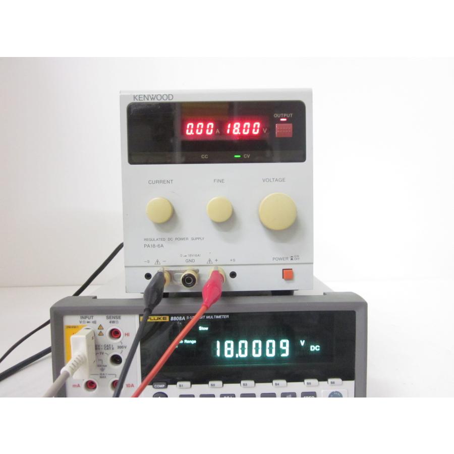 KENWOOD PA18-6A 直流安定化電源の中古品 中古】直流安定化電源 PA18-6A ケンウッド KENWOOD 0〜18V 0〜6A