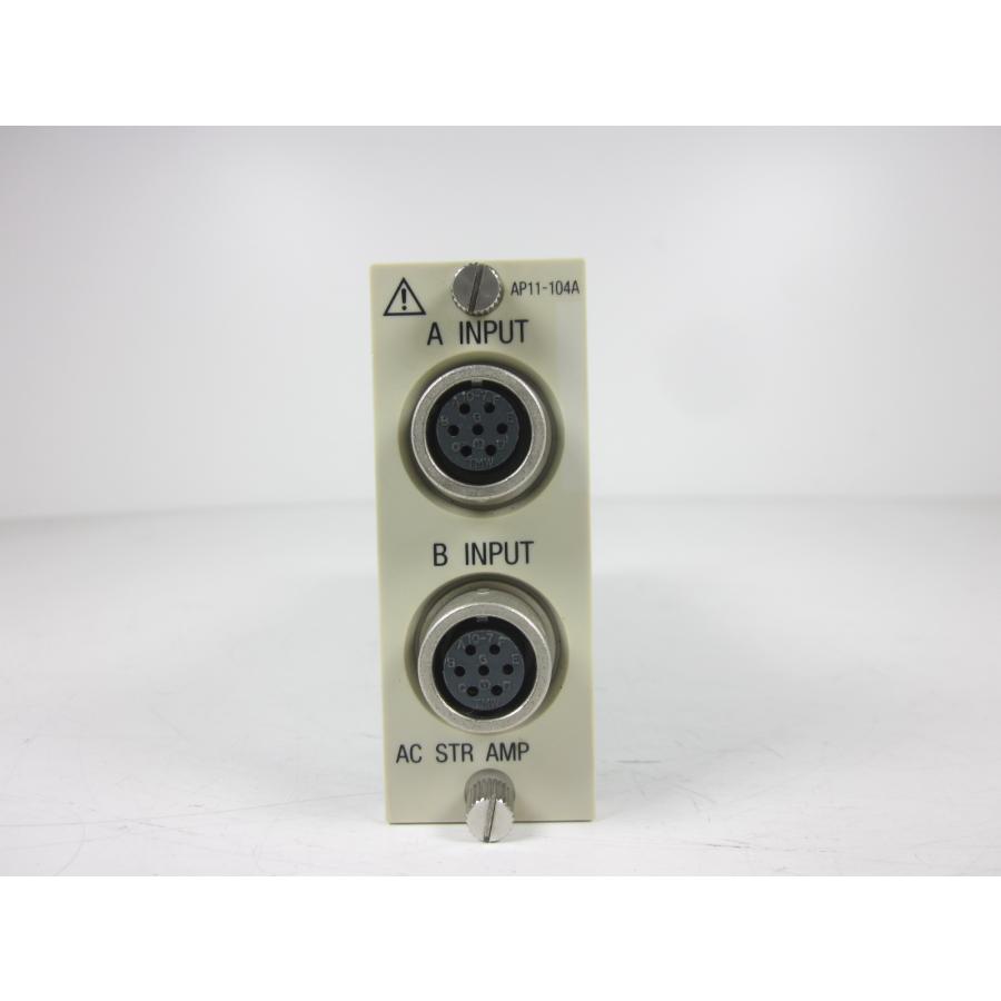 中古】2ch/ACストレインアンプ AP11-104A 日本アビオニクス 中古】2ch/ACストレインアンプ AP11-104A 日本アビオニクス