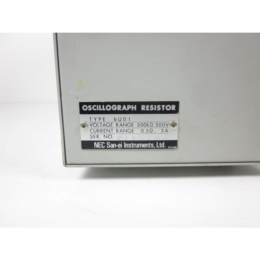 中古】電磁オシログラフ用抵抗箱 6U01 NEC三栄 6ch 【最大 中古】電磁オシログラフ用抵抗箱 6U01 NEC三栄 6ch 【最大