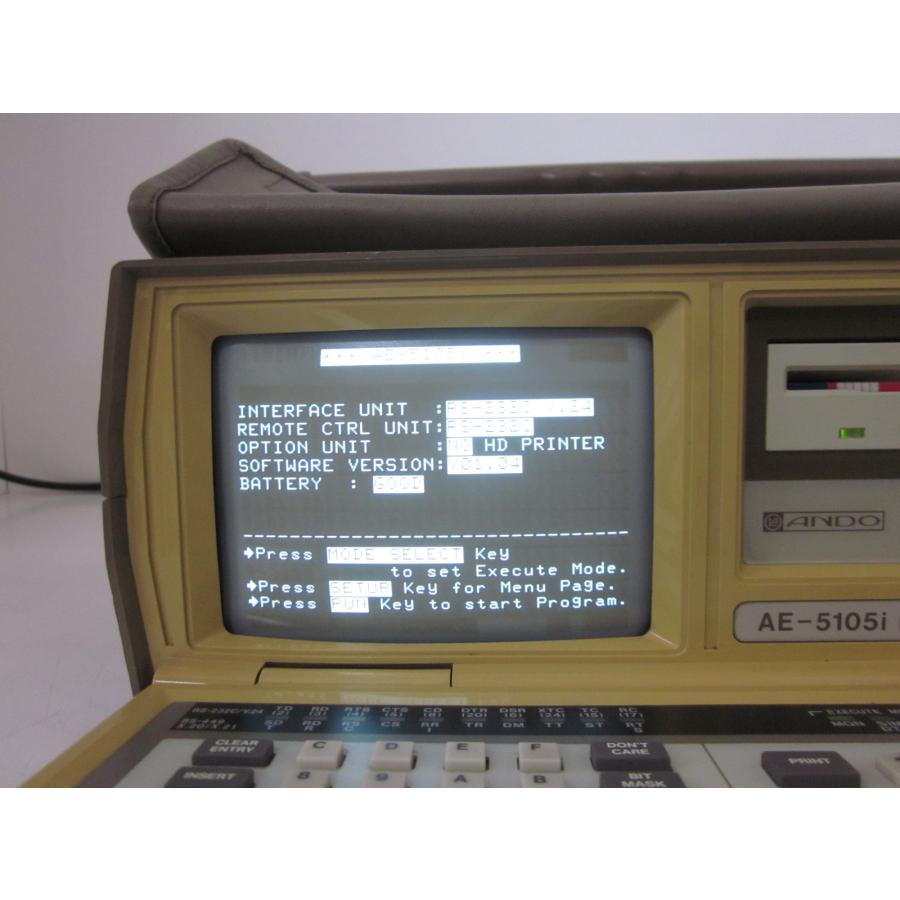 中古】データコミュニケーションアナライザ AE5105I 安藤電機 中古】データコミュニケーションアナライザ AE5105I 安藤電機