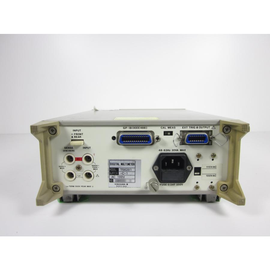 中古】マルチメータ（デジタル） 756201-C-1 横河電機 YOKOGAWA 6.5桁