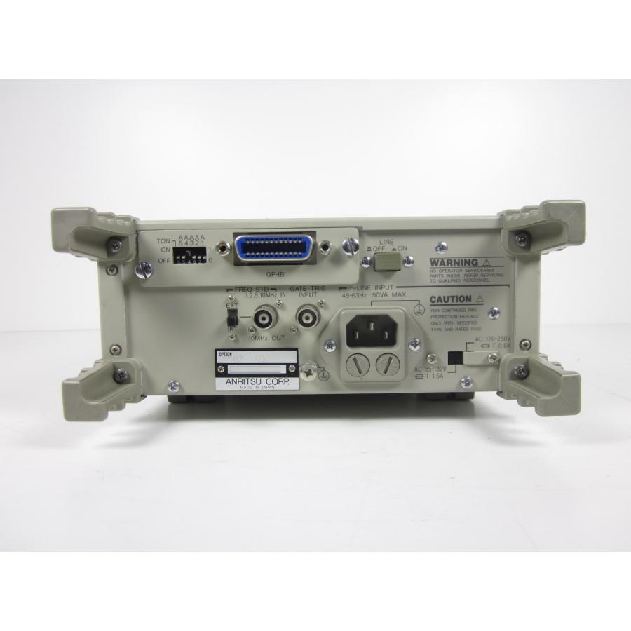 中古】周波数カウンタ MF1603A アンリツ ANRITSU 0.1mHz〜3GHz Opt：02