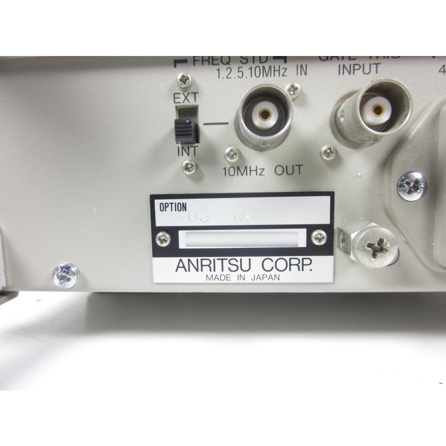 中古】周波数カウンタ MF1603A アンリツ Anritsu 0.1mHz〜3GHz Opt：03