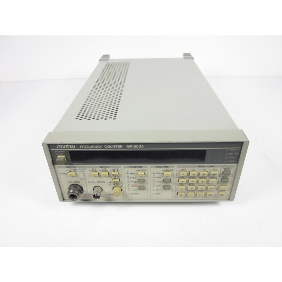 【動作保証/即納】【中古】周波数カウンタ　MF1603A　アンリツ Anritsu　0.1mHz〜3GHz　Opt：06　タイムインターバル  x01236　★送料無料★[周波数 時間]の画像