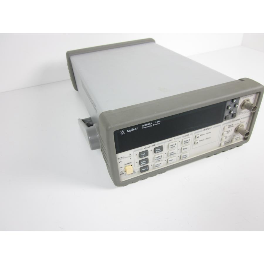 【動作保証/即納】【中古】周波数カウンタ　タイムインターバル　53181A　アジレント Agilent　0.1Hz〜3GHz　x01509　★送料無料★[周波数 時間]の画像
