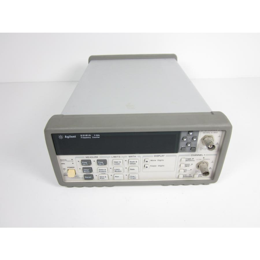 【動作保証/即納】【中古】周波数カウンタ　タイムインターバル　53181A　アジレント Agilent　0.1Hz〜3GHz　x01509　★送料無料★[周波数 時間]の画像