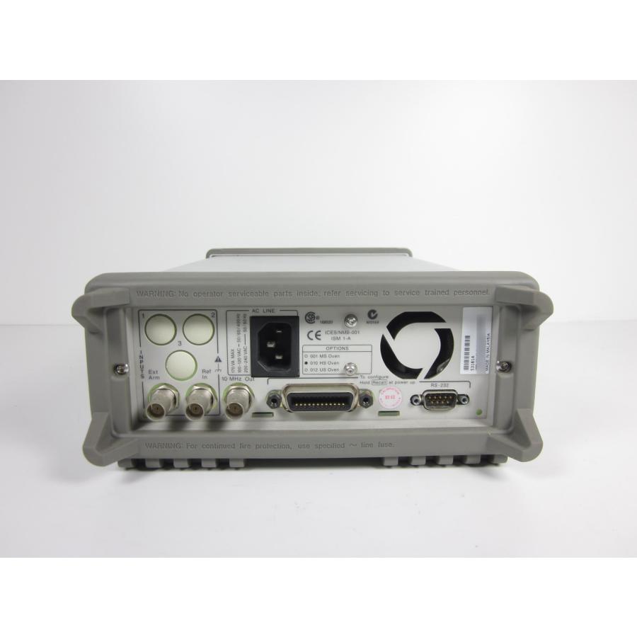 【動作保証/即納】【中古】周波数カウンタ　タイムインターバル　53181A　アジレント Agilent　0.1Hz〜3GHz　x01509　★送料無料★[周波数 時間]の画像