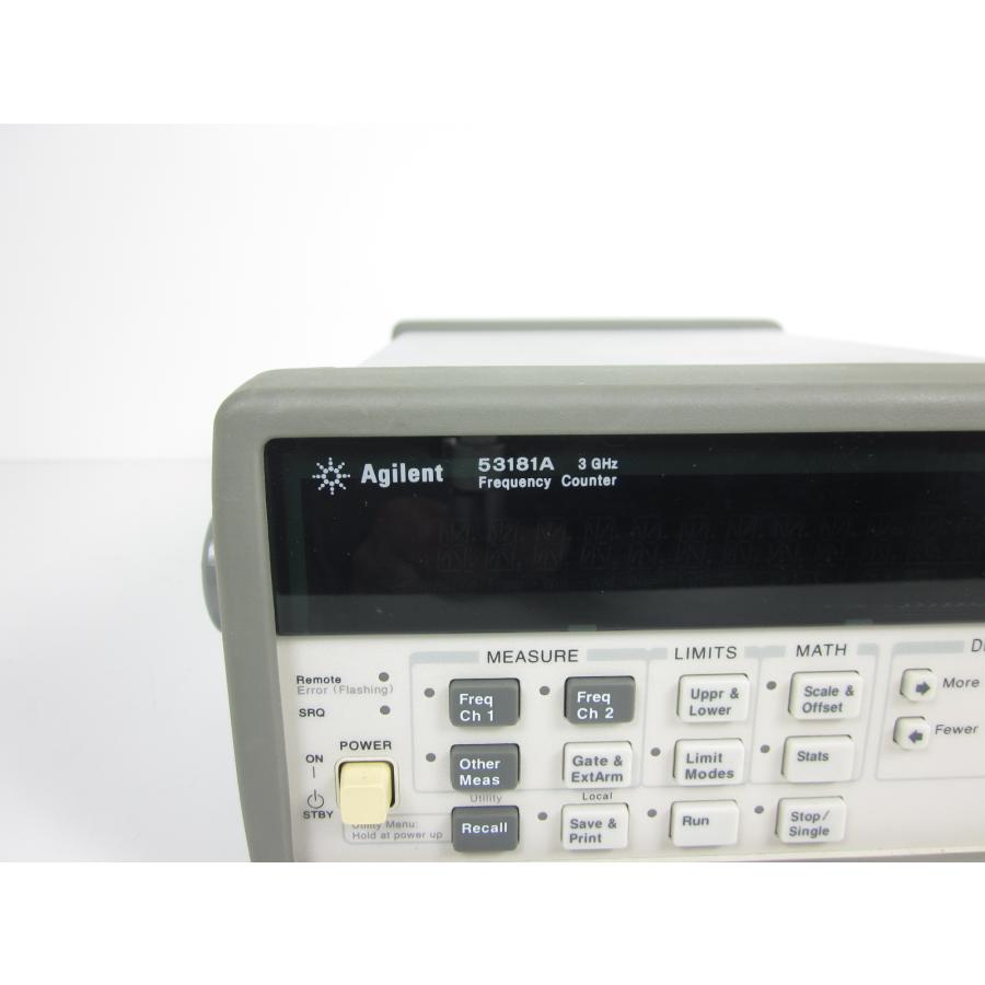 【動作保証/即納】【中古】周波数カウンタ　タイムインターバル　53181A　アジレント Agilent　0.1Hz〜3GHz　x01509　★送料無料★[周波数 時間]の画像