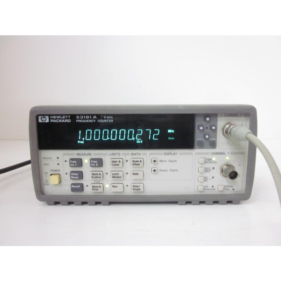 動作保証/即納】【中古】周波数カウンター 53181A HP Keysight キー