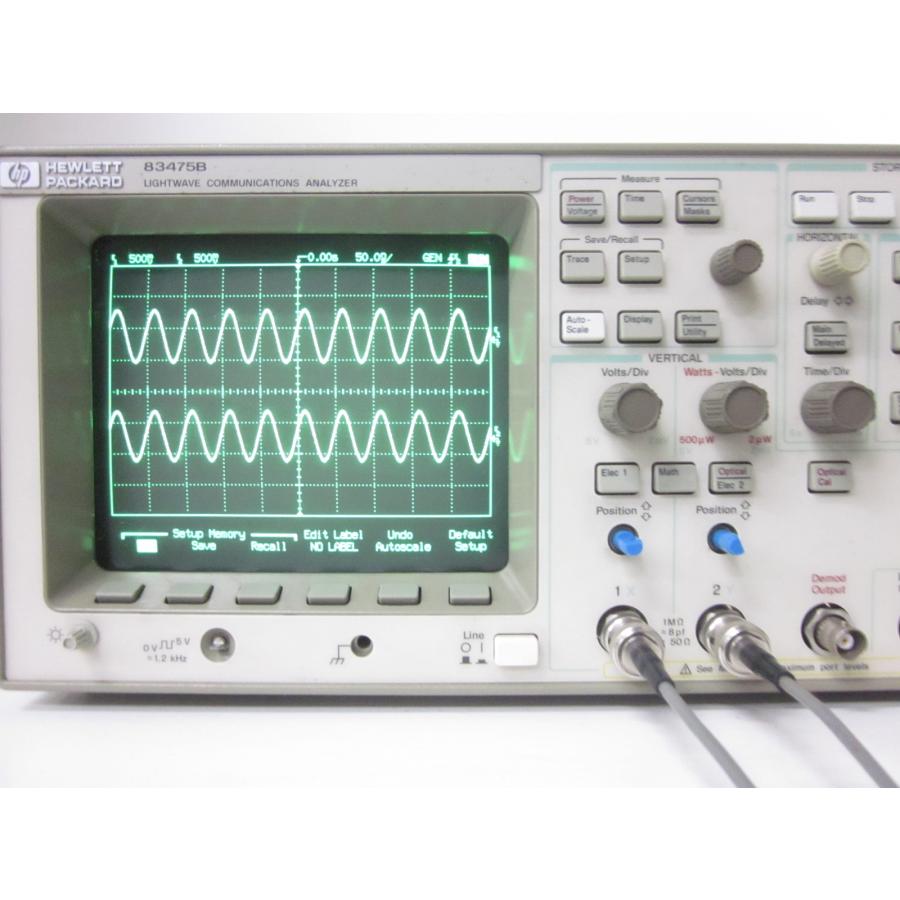 動作保証/即納】【中古】光コミュニケーションアナライザ 83475B HP