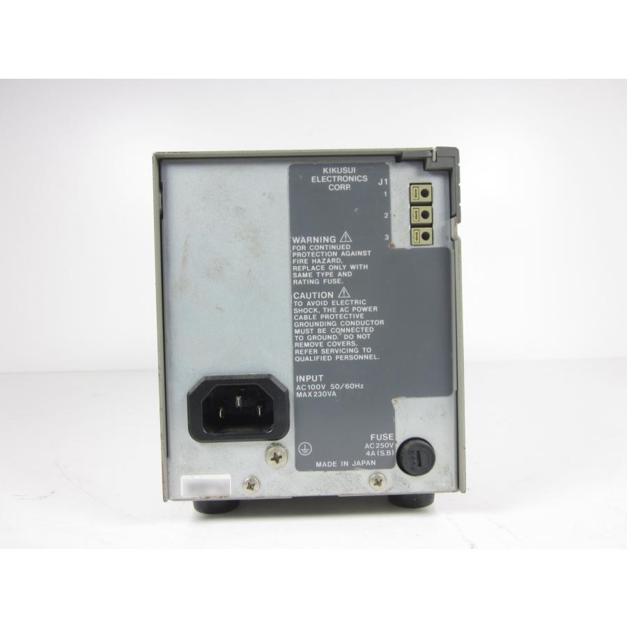 中古】直流安定化電源 PMC18-3 菊水電子工業 KIKUSUI 0〜18V 0〜3A