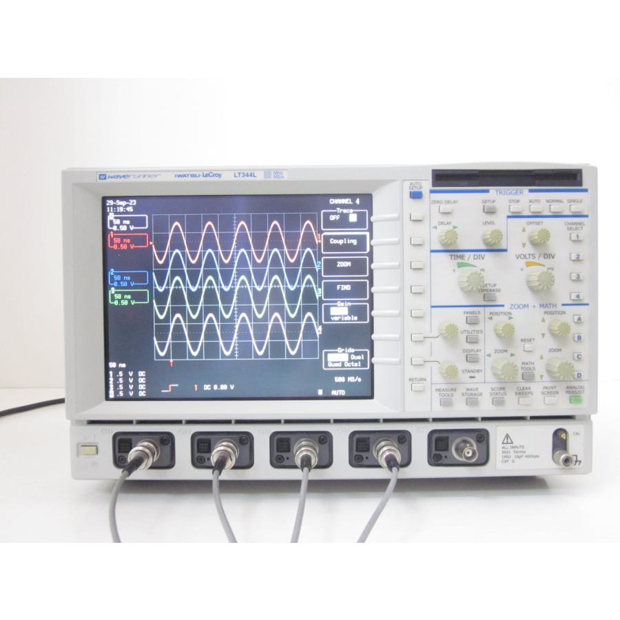 中古】デジタルオシロスコープ LT344L 岩通 IWATSU 4ch 500MHz 中古】デジタルオシロスコープ LT344L 岩通 IWATSU 4ch 500MHz