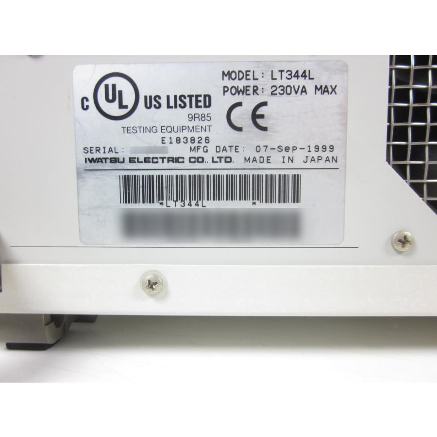 中古】デジタルオシロスコープ LT344L 岩通 IWATSU 4ch 500MHz 中古】デジタルオシロスコープ LT344L 岩通 IWATSU 4ch 500MHz