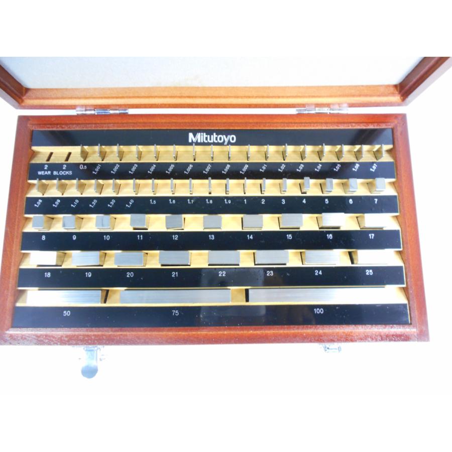 動作保証/即納】【中古】ゲージブロックセット BM1-56-K/JC ミツトヨ 