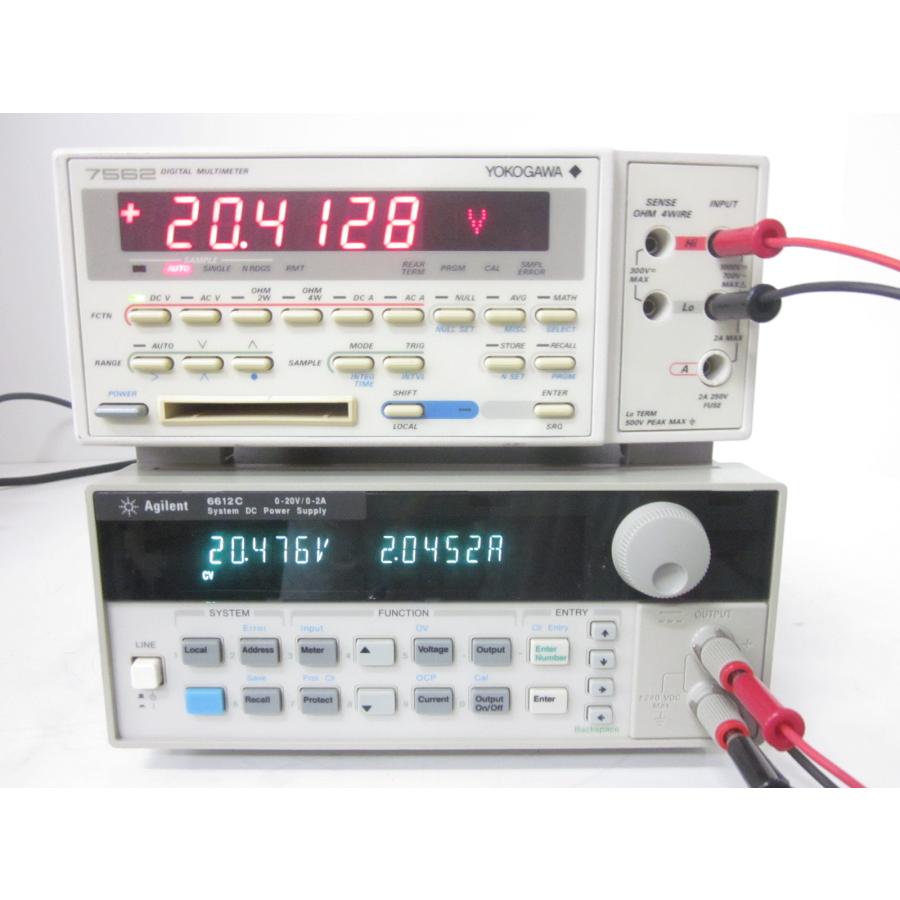 中古】DC電源 6612C アジレント Agilent 0〜20V 0〜2A x01714