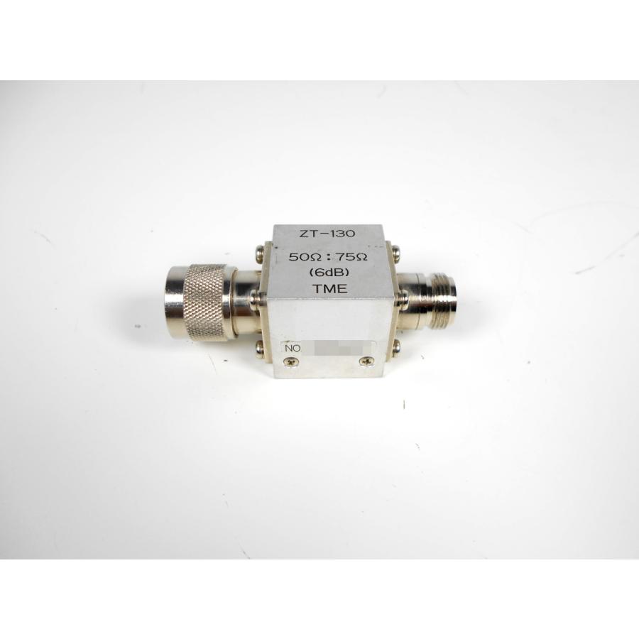 中古】インピーダンス変換器 ZT-130NC 多摩川電子 50Ω:75Ω(6dB