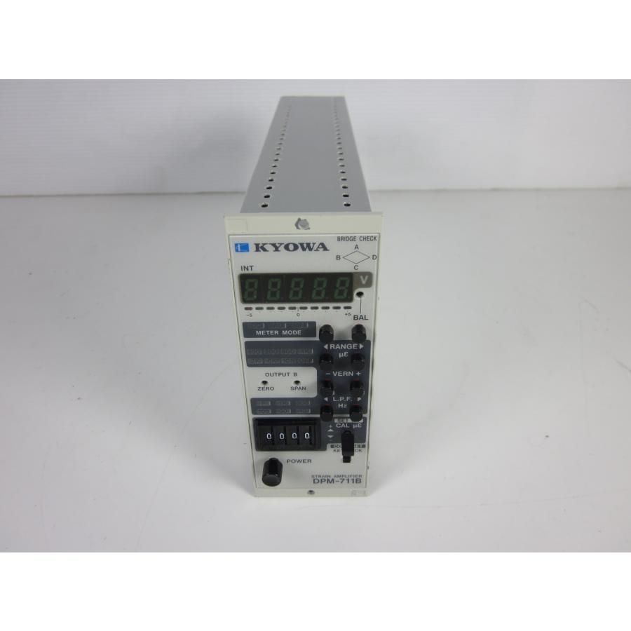 中古】動ひずみ計 DPM711B 共和電業 KYOWA 1ch 【応答周波数範囲 中古】動ひずみ計 DPM711B 共和電業 KYOWA 1ch 【応答周波数範囲