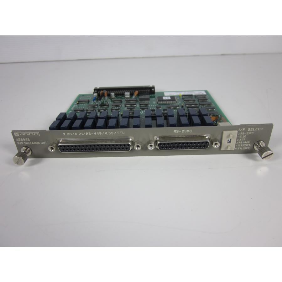 中古】WANモニターシミュレーションユニット AE5945 安藤電機 中古】WANモニターシミュレーションユニット AE5945 安藤電機