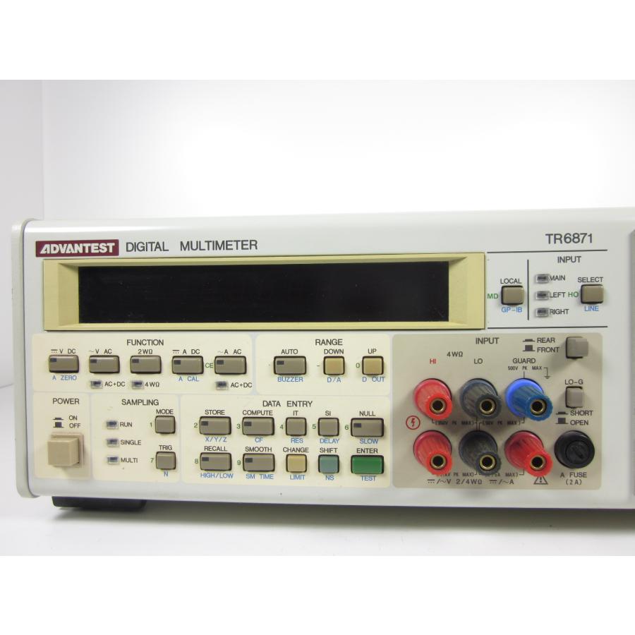 動作保証/即納】【中古】マルチメータ（デジタル） TR6871
