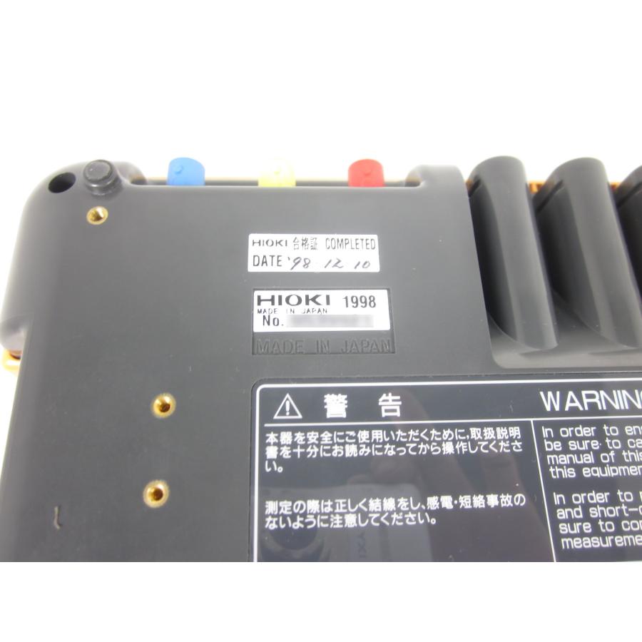 クランプオンパワーハイテスタ 電力計 3166 日置電機 HIOKI x01840