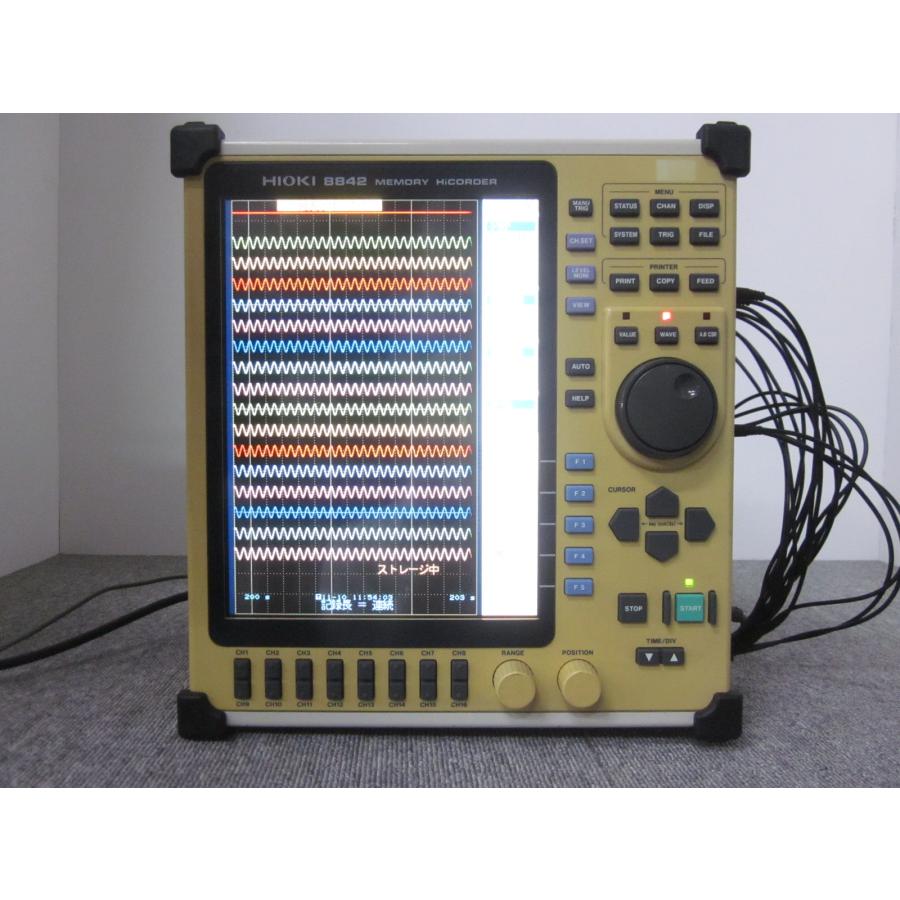 動作保証/即納】【中古】メモリハイコーダアナログ16,24M 8842 日置