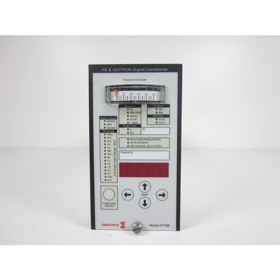 【中古】シグナルコンディショナ　2775B　エンデブコ　1chチャージアンプ　x02199　★送料無料★[騒音測定器／振動測定器／粉塵測定器]