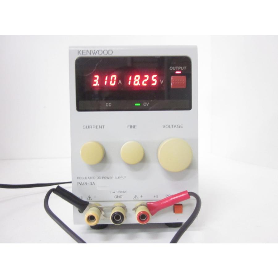 KENWOOD - 直流安定化電源　KENWOOD PA18-3A DC POWER SUPPLY 楽天市場】送料無料□KENWOOD/ケンウッド 直流安定化電源□PA18