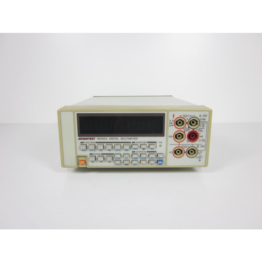 【中古】マルチメータ（デジタル）　R6452A　アドバンテスト Advantest　5.5桁　x02468　★送料無料★[電圧 電流 電力] | 