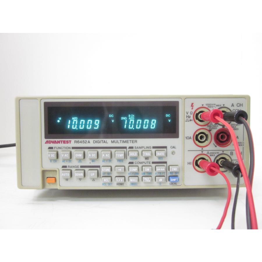 【中古】マルチメータ（デジタル）　R6452A　アドバンテスト Advantest　5.5桁　x02468　★送料無料★[電圧 電流 電力] |  | 01