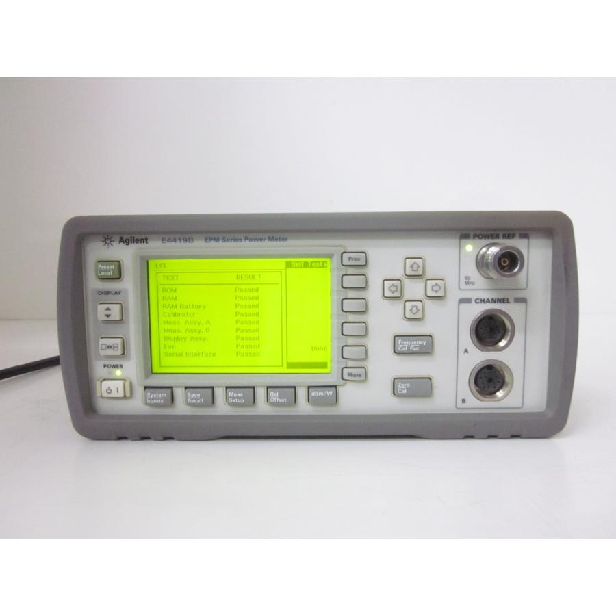中古】高周波パワーメータ(2ch) E4419B アジレント Agilent 中古】高周波パワーメータ(2ch) E4419B アジレント Agilent
