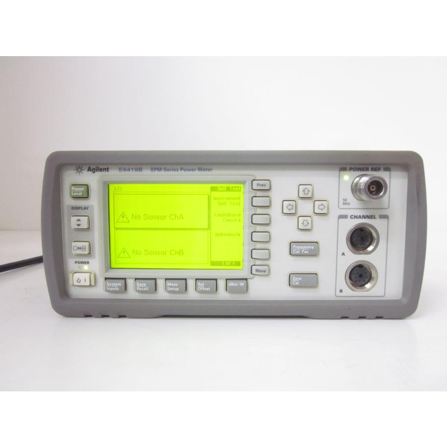 中古】高周波パワーメータ(2ch) E4419B アジレント Agilent 中古】高周波パワーメータ(2ch) E4419B アジレント Agilent