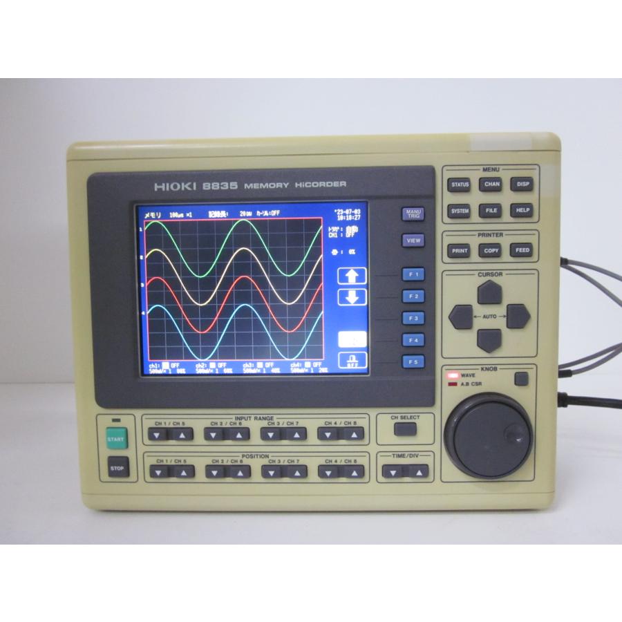 中古】メモリハイコーダ 8835-01 日置電機 HIOKI 記録計 レコーダ