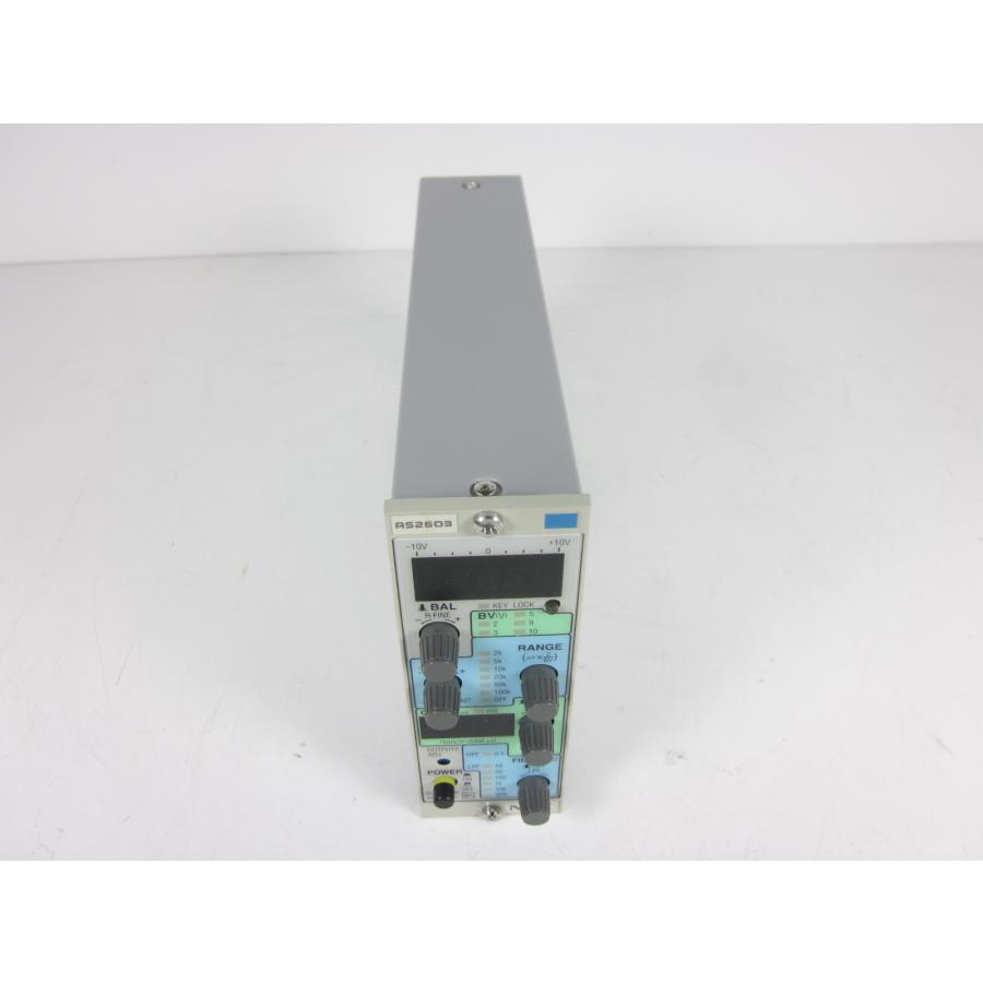 中古】広帯域動ひずみ計 AS2603 NEC三栄 入出力・電源間アイソ 中古】広帯域動ひずみ計 AS2603 NEC三栄 入出力・電源間アイソ