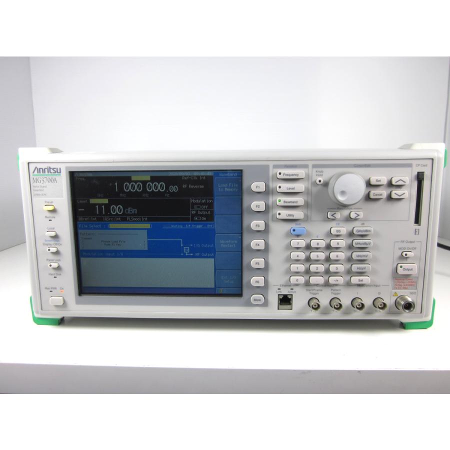 中古】ベクトル信号発生器 MG3700A アンリツ Anritsu 3GHz