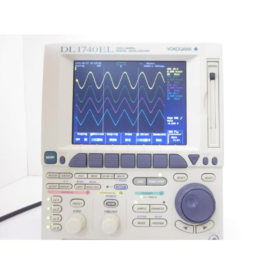 40　横河計測 YOKOGAWA DL1740EL　4ch　500MHz　8Mワードモデル　x02929　★送料無料★[波形(オシロスコープ)] 【電源コード】