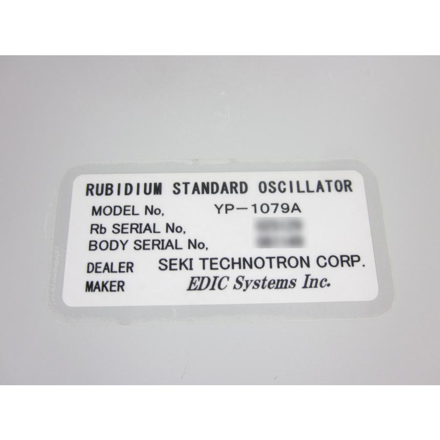 中古】ルビジュウム発信器 YP-1079A エディックシステムズ 10MHz 中古】ルビジュウム発信器 YP-1079A エディックシステムズ 10MHz