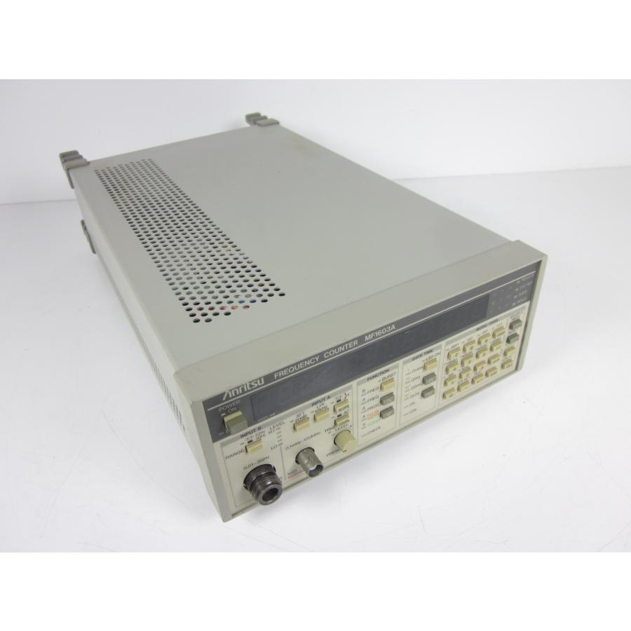 週末値引Anritsu 周波数カウンター MF1603A 0.1mHz-3GHz 中古】周波数カウンタ MF1603A アンリツ Anritsu 0.1mHz〜3GHz タイム