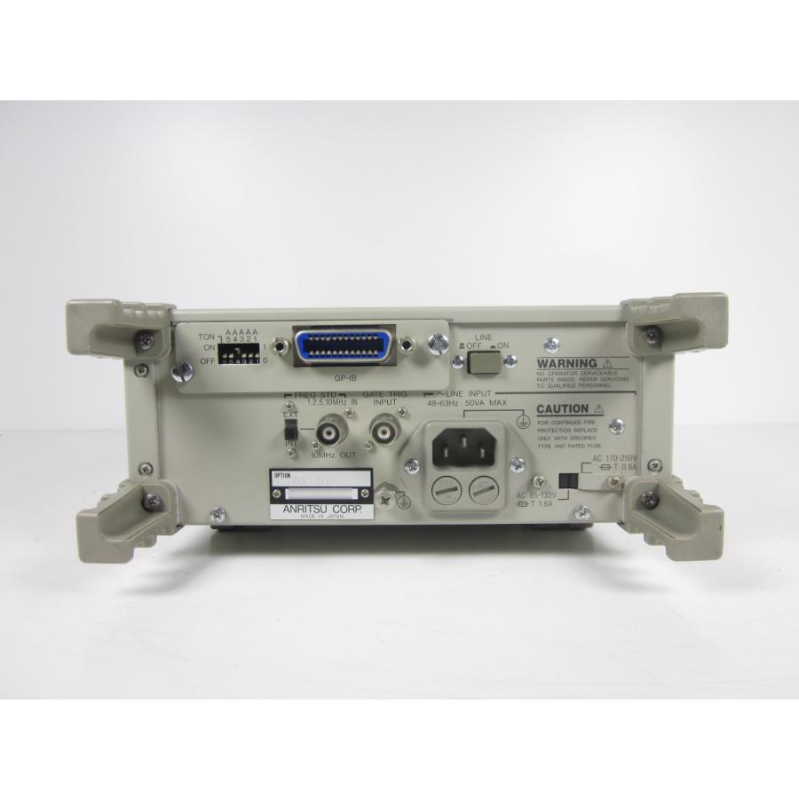 中古】周波数カウンタ MF1603A アンリツ Anritsu 0.1mHz〜3GHz タイム