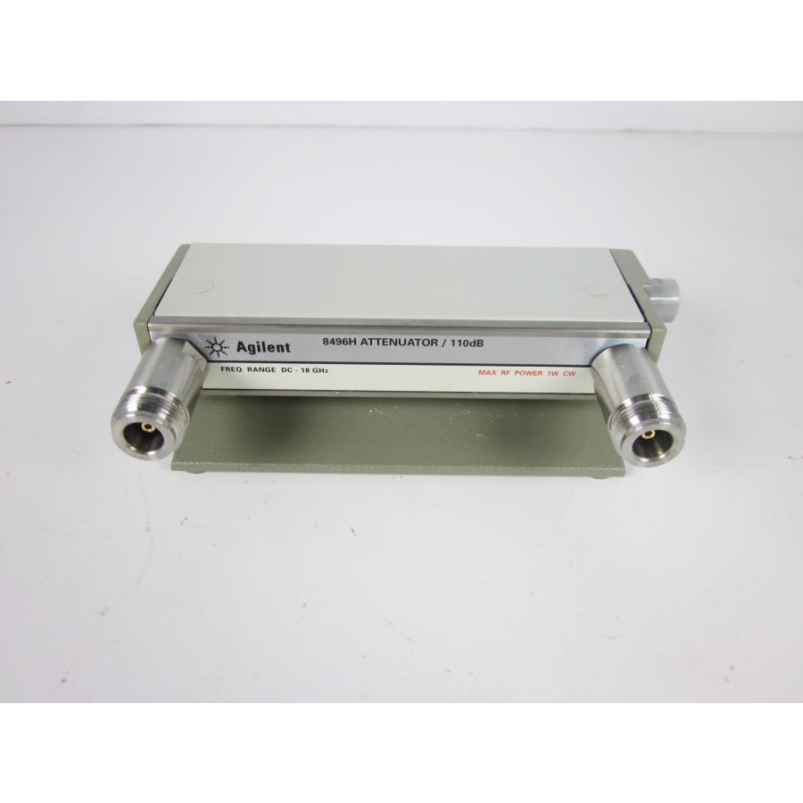 【中古】同軸型ステップ減衰器　8496H　アジレント 【定量的】 Agilent　110dB(10dBステップ)　18GHz　1W　N型　x03195　★送料無料★[ネットワークアナライザ]