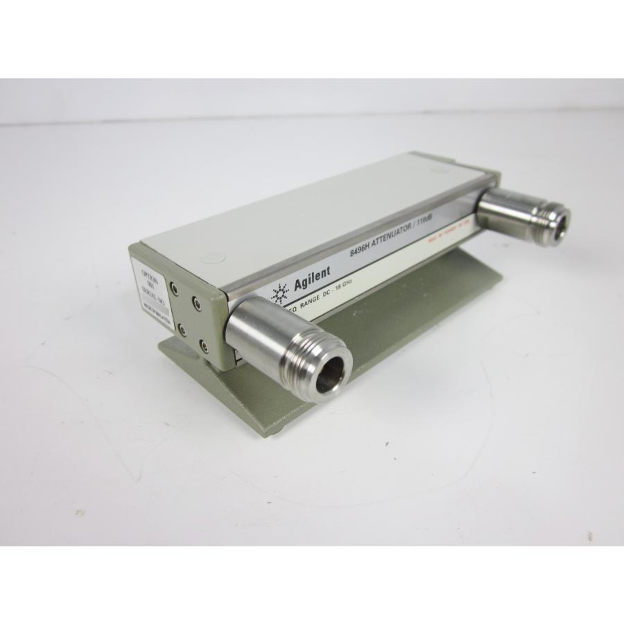 【中古】同軸型ステップ減衰器　8496H　アジレント 【定量的】 Agilent　110dB(10dBステップ)　18GHz　1W　N型　x03195　★送料無料★[ネットワークアナライザ]