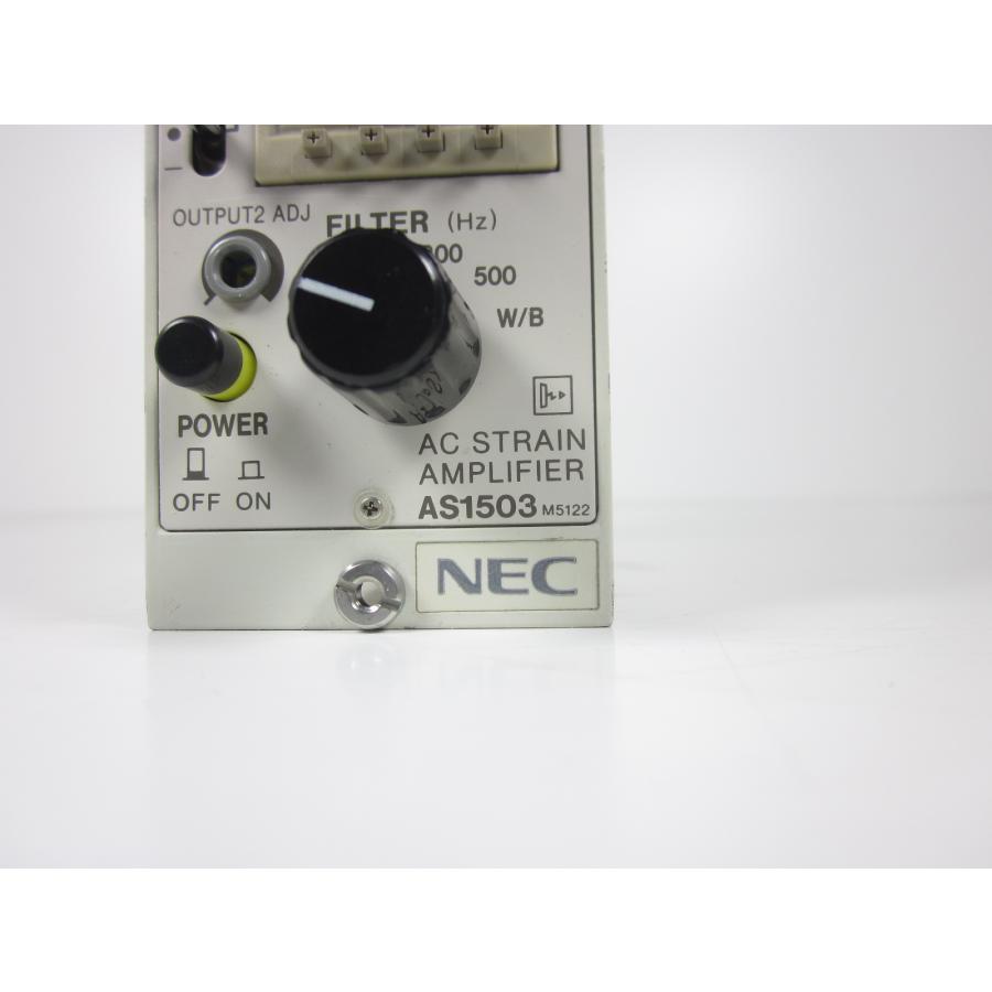 【中古】動ひずみ計 AS1503 NEC三栄 ストレインアンプ シグナルコンデイショナ x03427 ★送料無料★[ひずみ] : 計測器中古 ...