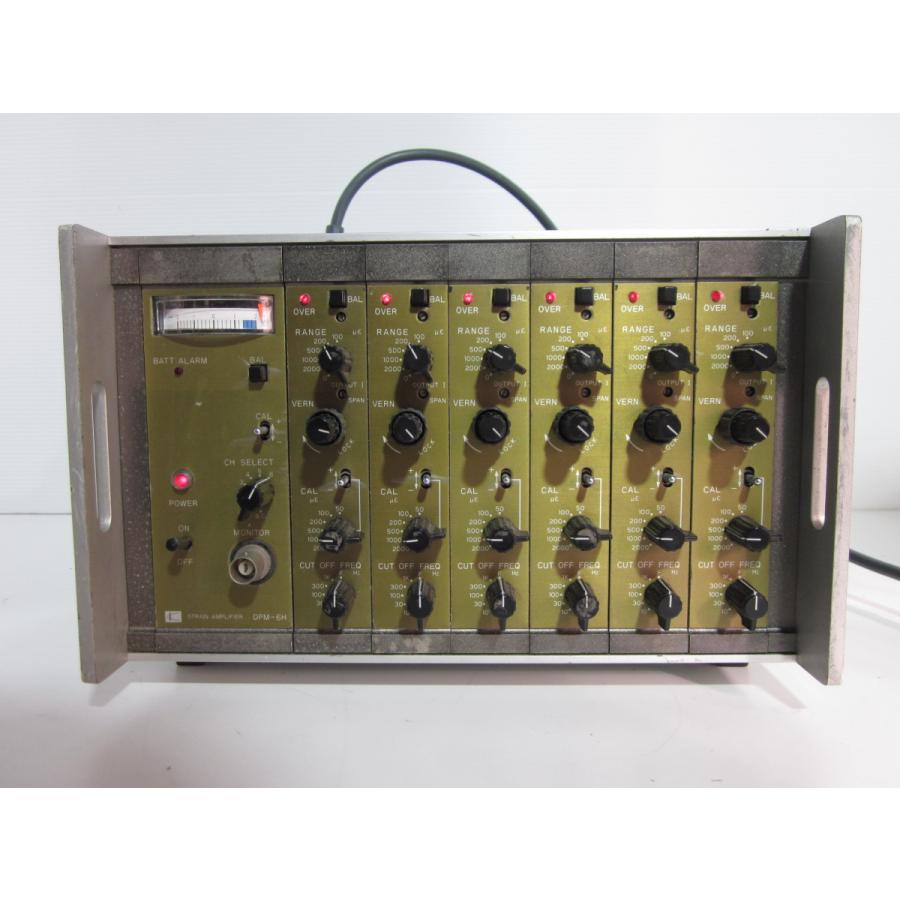 中古】ポータブル型動ひずみ測定器 DPM-6H 共和電業 ストレインアンプ