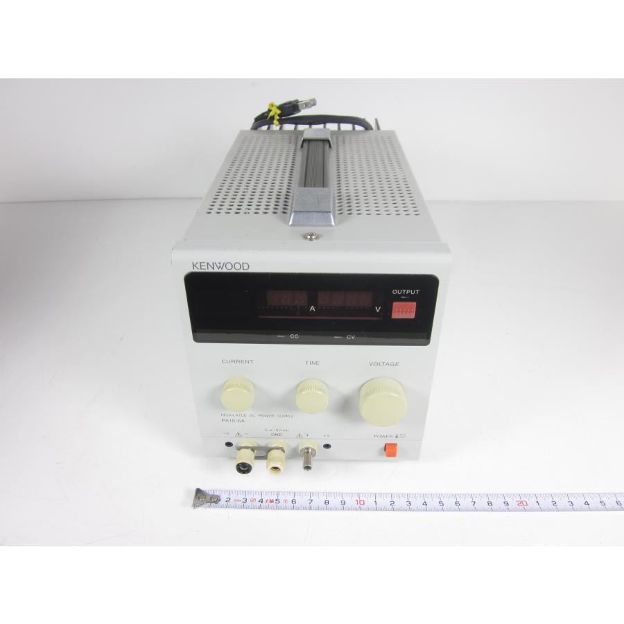 中古】直流安定化電源 PA18-6A ケンウッド KENWOOD 0〜18V 0〜6A 中古】直流安定化電源 PA18-6A ケンウッド KENWOOD 0〜18V 0〜6A