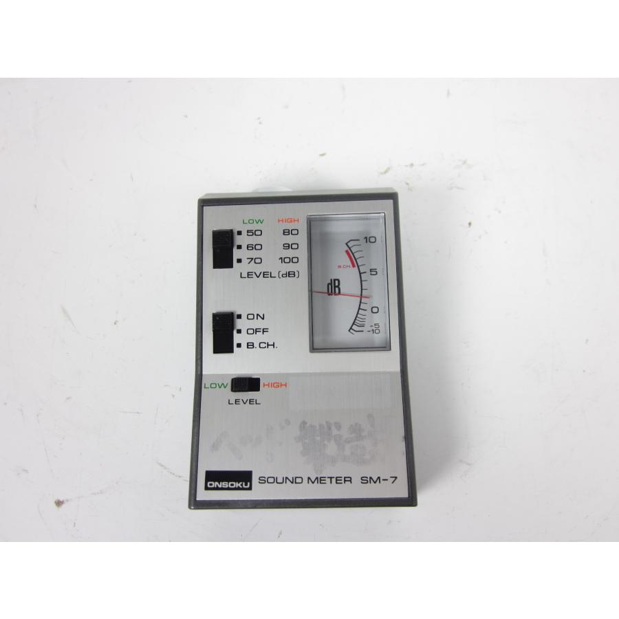 動作保証/即納】【中古】騒音計 SM-7 オンソク 音響測器 x04364 ☆送料