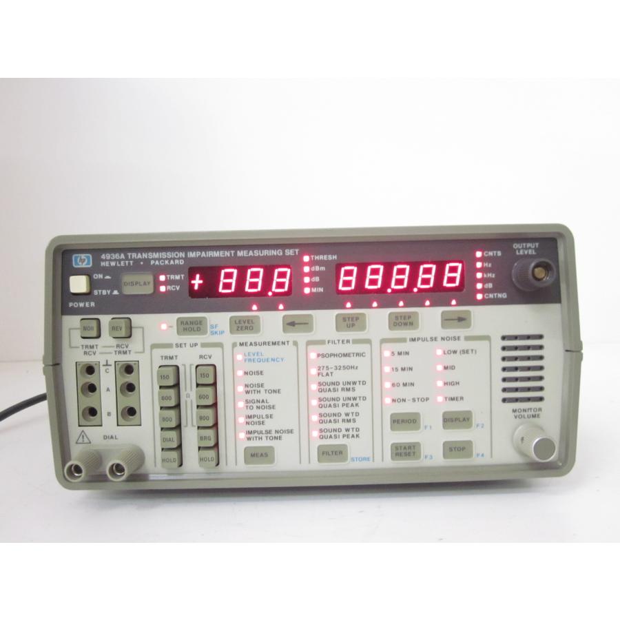 動作保証/即納】【中古】伝送品質測定器 4936A HP ヒューレット
