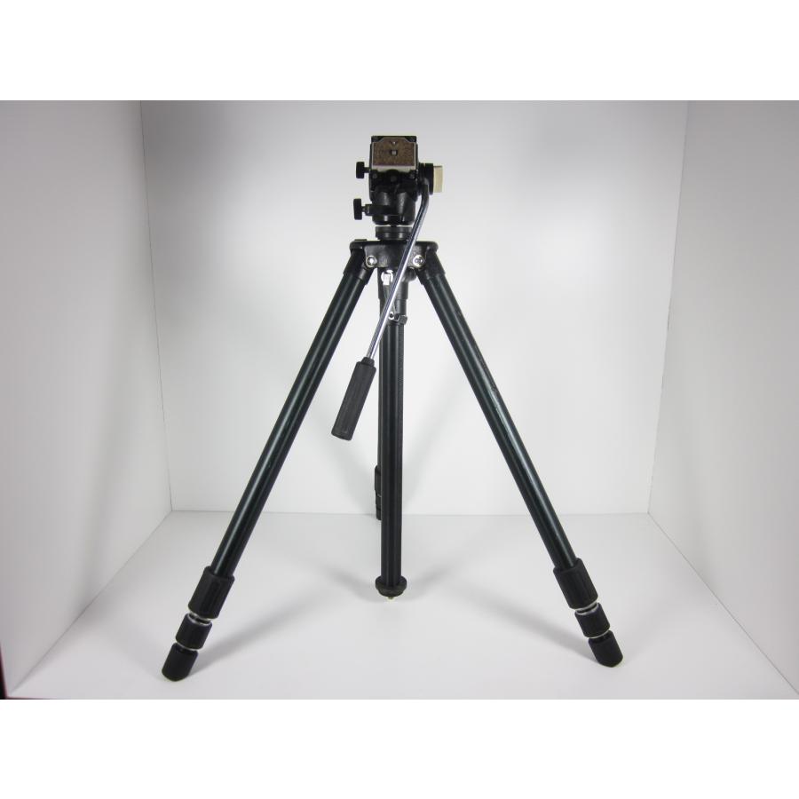 中古】三脚 フリュードビデオマスターII スリック SLIK x04569 ☆送料