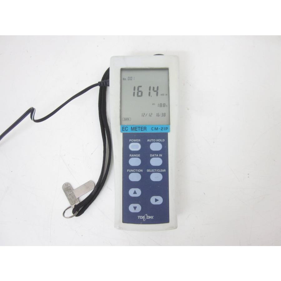 TOA DKK EC METER CM-21P 本体 ポータブル電気導伝率計 CM-21P 東亜ディーケーケー 東亜DKK TOADKK