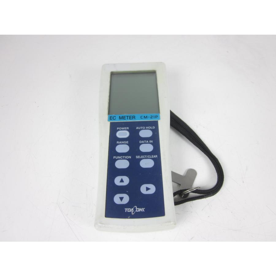 動作保証/即納】【中古】ポータブル電気導伝率計 CM-21P 東亜